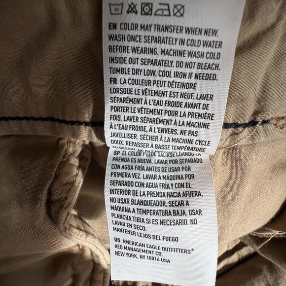 American Eagle Men’s Classic Next Level Stretch Khaki shorts size 30” 5 pockets - Picture 10 of 10